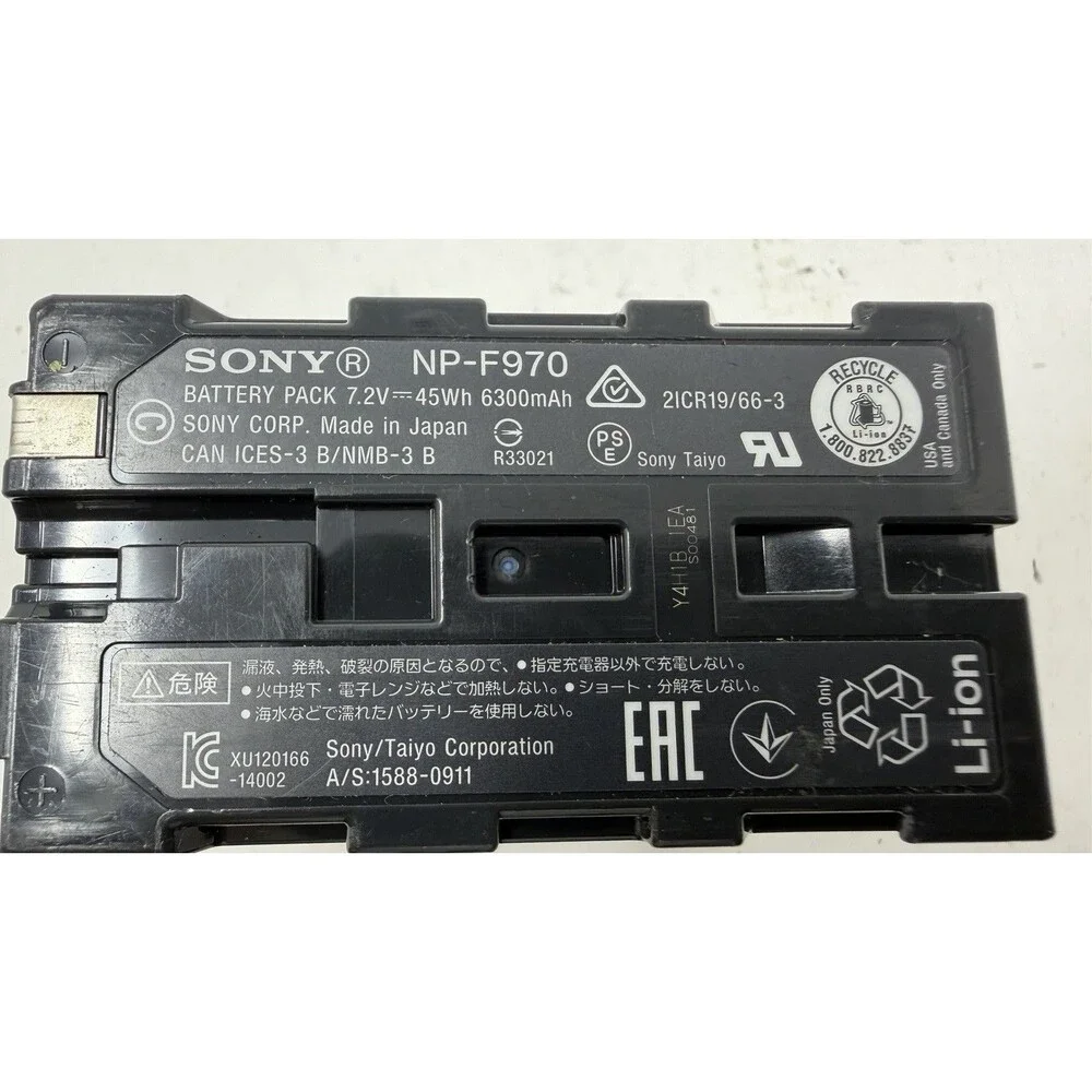 Genuine Sony NP-F970 Rechargeable Lithium-Ion Battery – Excellent Condition